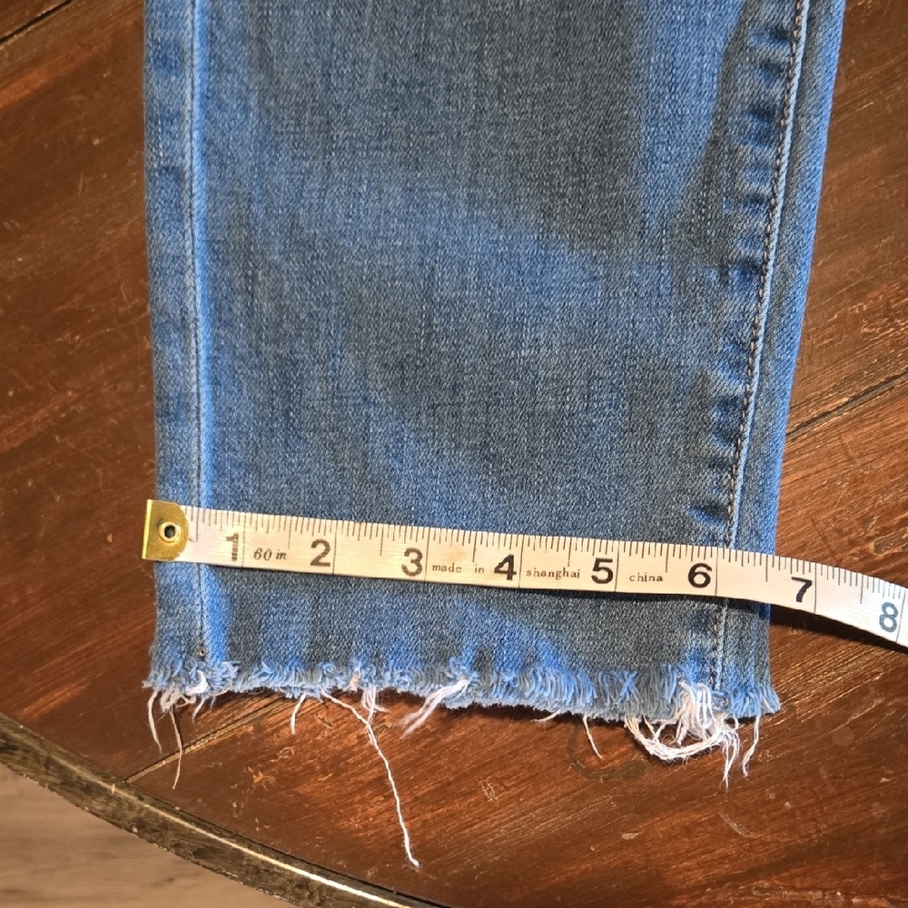 New York & Co. SOHO Distressed Light Blue Women's Skinny Jeans #938 - Picture 11 of 13